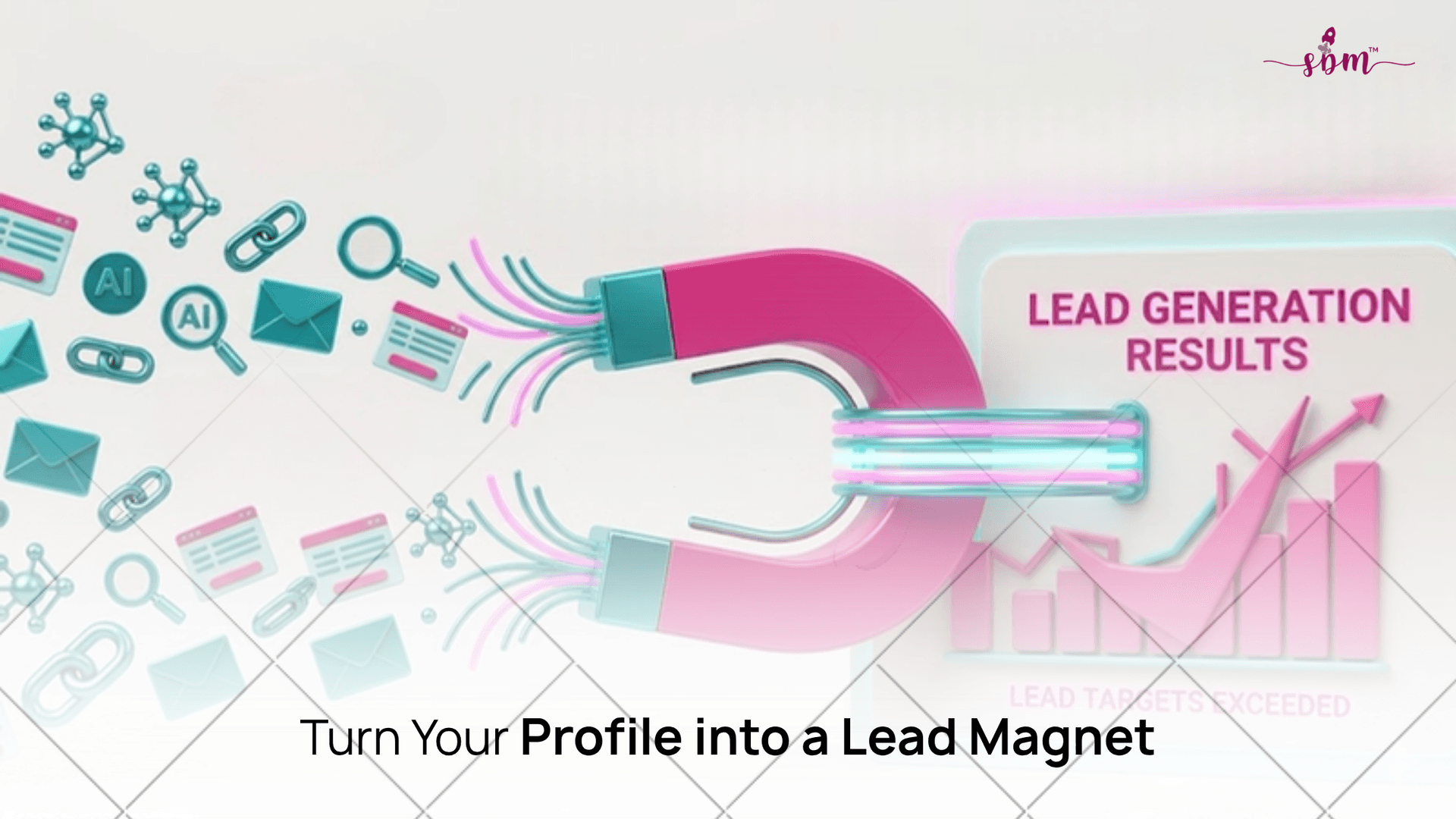 LinkedIn Marketing Secrets: Turn Your Profile into a Lead Magnet Professional LinkedIn marketing strategy illustration showing a business owner optimizing their LinkedIn profile to attract leads, build authority, generate B2B connections, and grow their brand through effective content and networking.